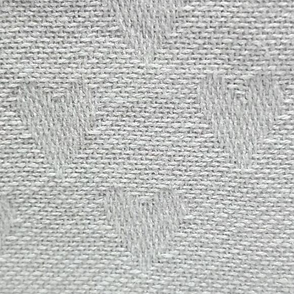 Rachel Zoe Red And White Hearts Woven Check Cotton Tablecloth 60x84in Oblong - Picture 9 of 13